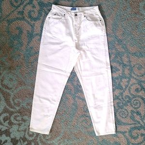 Vintage Original Liz Wear Mom Style White Jeans